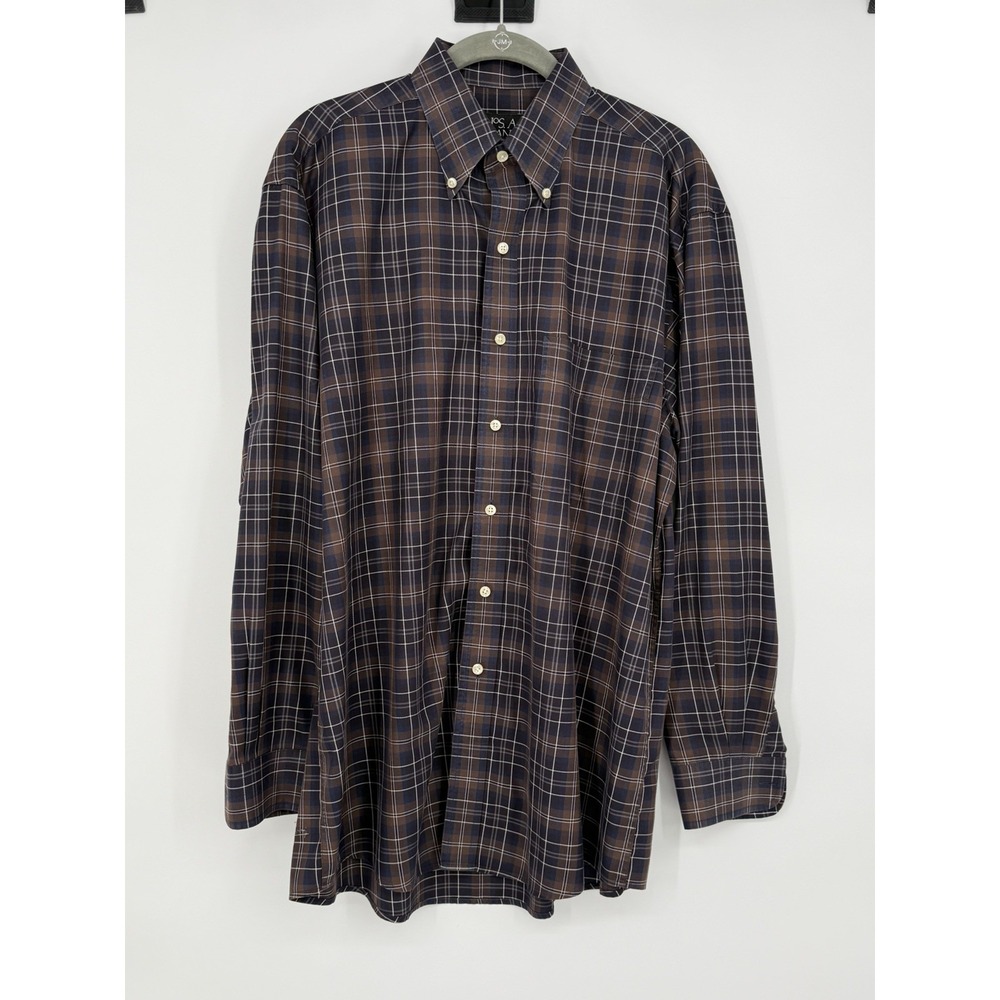 Jos A Banks Men's Long Sleeve Button Down Medium